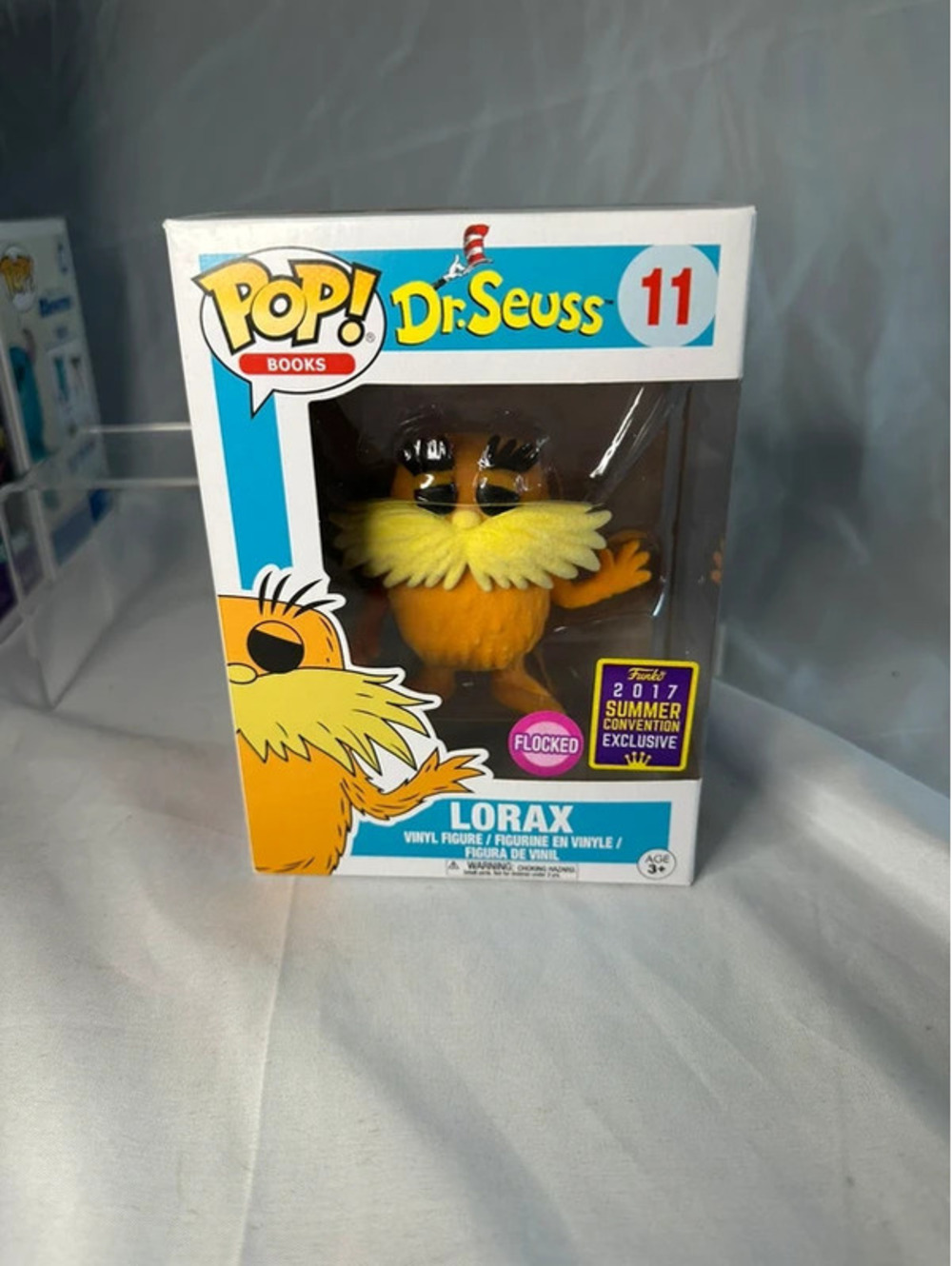 Lorax flocked Funko Pop exclusive